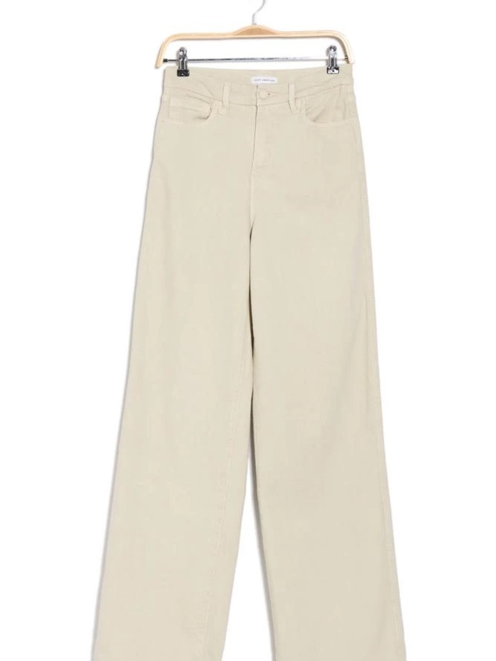 Good American Wide-Leg Jeans in Cream